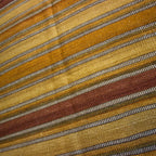Tapete decorativo Bazhars Kilim Stripe 1128 multicolor 140x200 cm, pieza única de lana con diseño rayado artesanal ideal para sala o recámara
