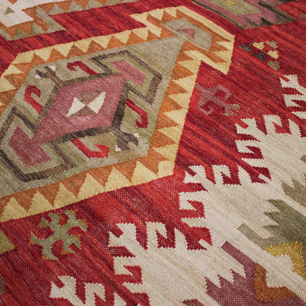 Tapete Bazhars Kilim Bursa 303 pieza única 240x340 cm con textura natural y diseño contemporáneo ideal para sala o recámara en espacios modernos