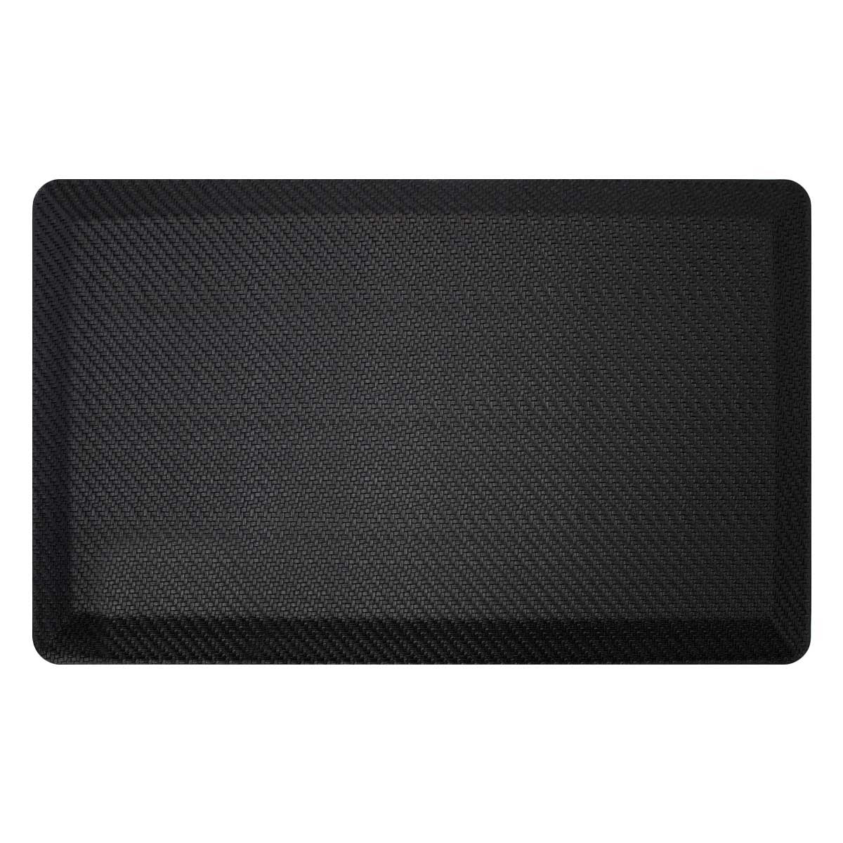 Tapete Antifatiga Kitchen Negro Tejido 46X76 cm