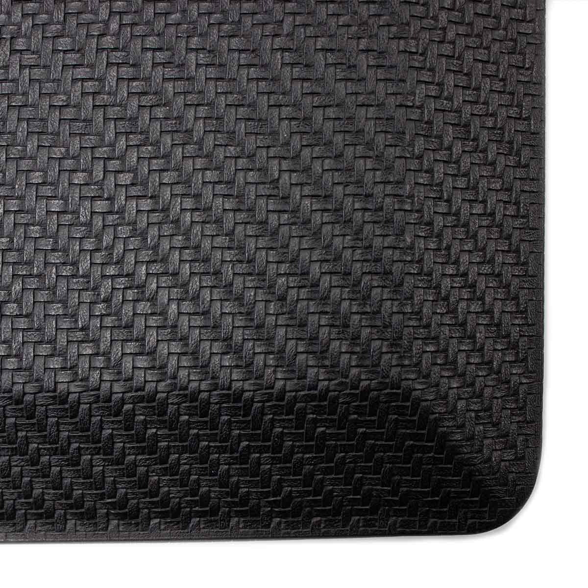 Tapete Antifatiga Kitchen Negro Tejido 46X76 cm