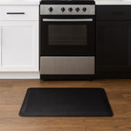 Tapete Antifatiga Kitchen Negro Tejido 46X76 cm