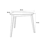 Mesa comedor Chad con estilo moderno y estructura práctica ideal para optimizar espacios y reuniones cotidianas