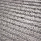 Tapete de baño Memory Foam Lines gris claro 50x70 cm con textura suave y diseño contemporáneo ideal para baño en espacios modernos