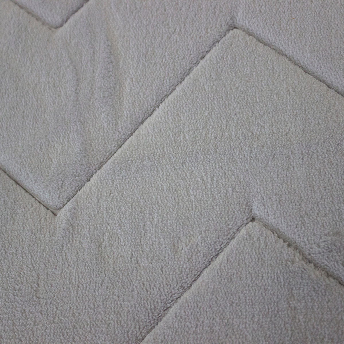 Tapete De Baño Memory Zig Gris Claro 40x60 Cm