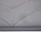 Tapete De Baño Memory Zig Gris Claro 40x60 Cm