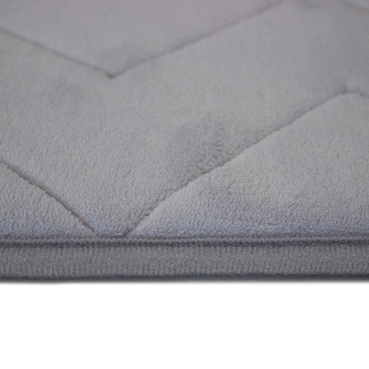 Tapete De Baño Memory Zig Gris Claro 40x60 Cm