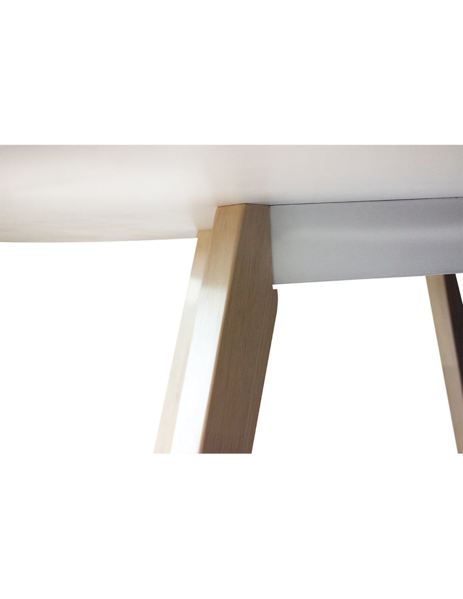 Set mesa comedor Lisboa con 2 sillas Lisboa blanco, conjunto moderno compacto ideal para espacios pequeños y comedor contemporáneo