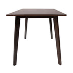Set mesa comedor Fiesta con 4 sillas Victoria negro, conjunto moderno ideal para comedor contemporáneo