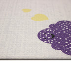 Tapete infantil Baby Playmat montañas 140x140 cm, tapete acolchado ideal para juego, gateo y desarrollo del bebé