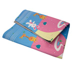 Tapete infantil Baby Playmat montañas 140x140 cm, tapete acolchado ideal para juego, gateo y desarrollo del bebé