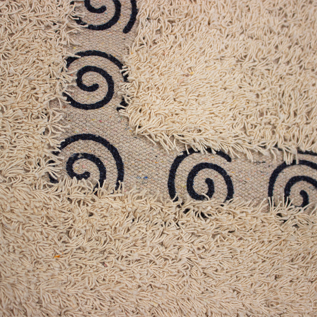 Tapete De Baño Natural Azul Marino 40x60 cm