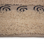 Tapete de baño Natural azul marino 40x60 cm, tapete suave y absorbente ideal para baño cómodo y seguro