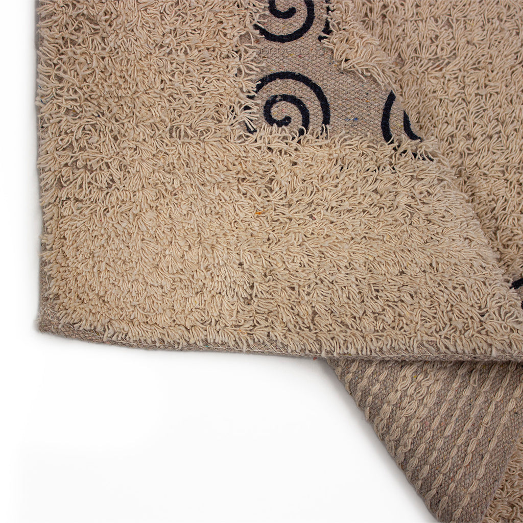 Tapete De Baño Natural Azul Marino 40x60 cm