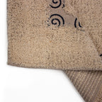 Tapete de baño Natural azul marino 40x60 cm, tapete suave y absorbente ideal para baño cómodo y seguro