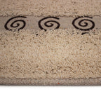 Tapete de baño Natural chocolate 40x60 cm, tapete suave y absorbente ideal para baño cómodo y seguro