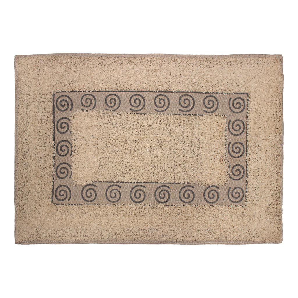 Tapete De Baño Natural Gris 40x60 cm