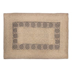Tapete de baño Natural gris 40x60 cm, tapete suave y absorbente ideal para baño cómodo y seguro