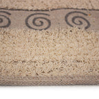 Tapete de baño Natural gris 40x60 cm, tapete suave y absorbente ideal para baño cómodo y seguro