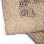 Tapete de baño Natural gris 40x60 cm, tapete suave y absorbente ideal para baño cómodo y seguro