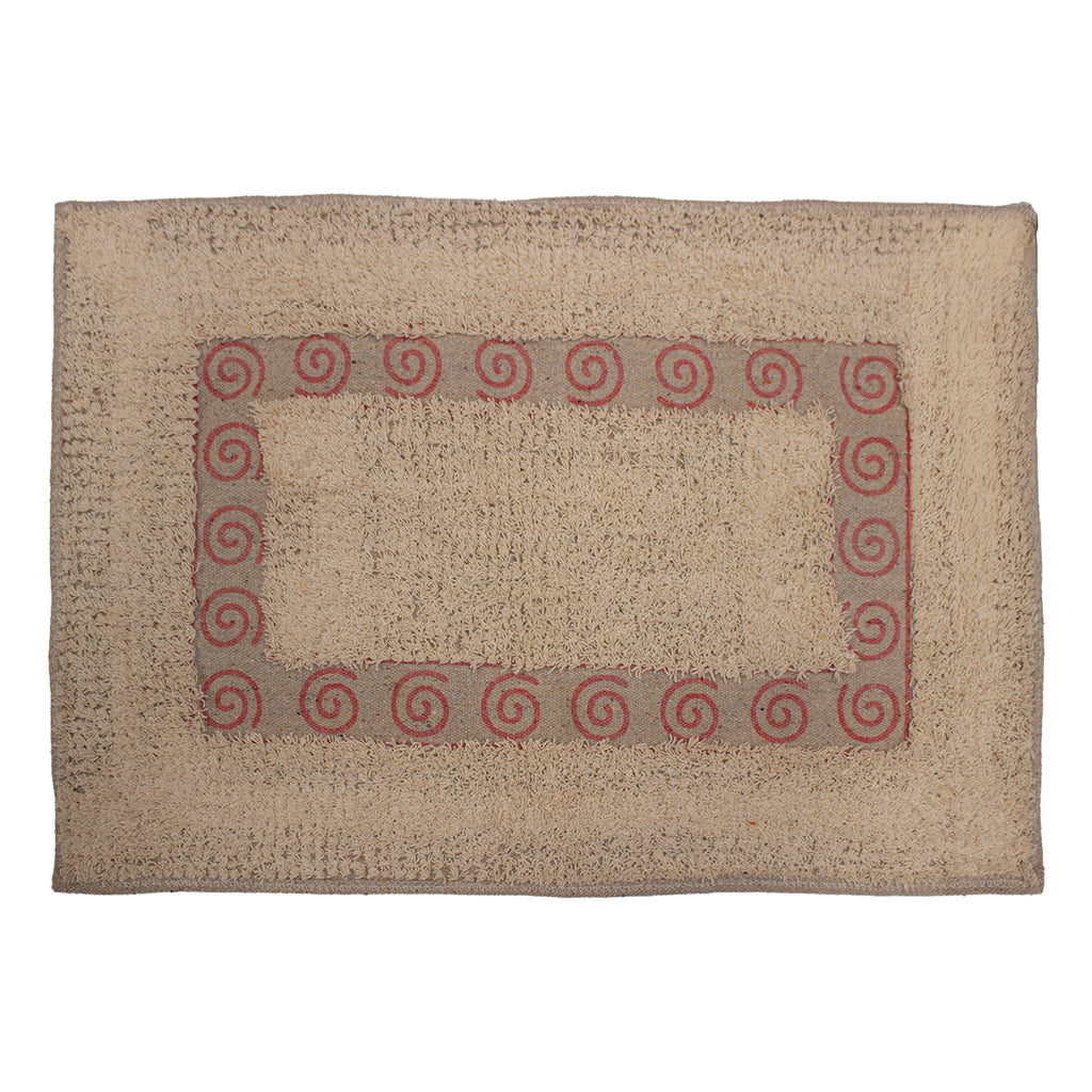 Tapete De Baño Natural Rosa 40x60 cm