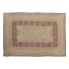 Tapete de baño Natural rosa 40x60 cm, tapete suave y absorbente ideal para baño cómodo y seguro