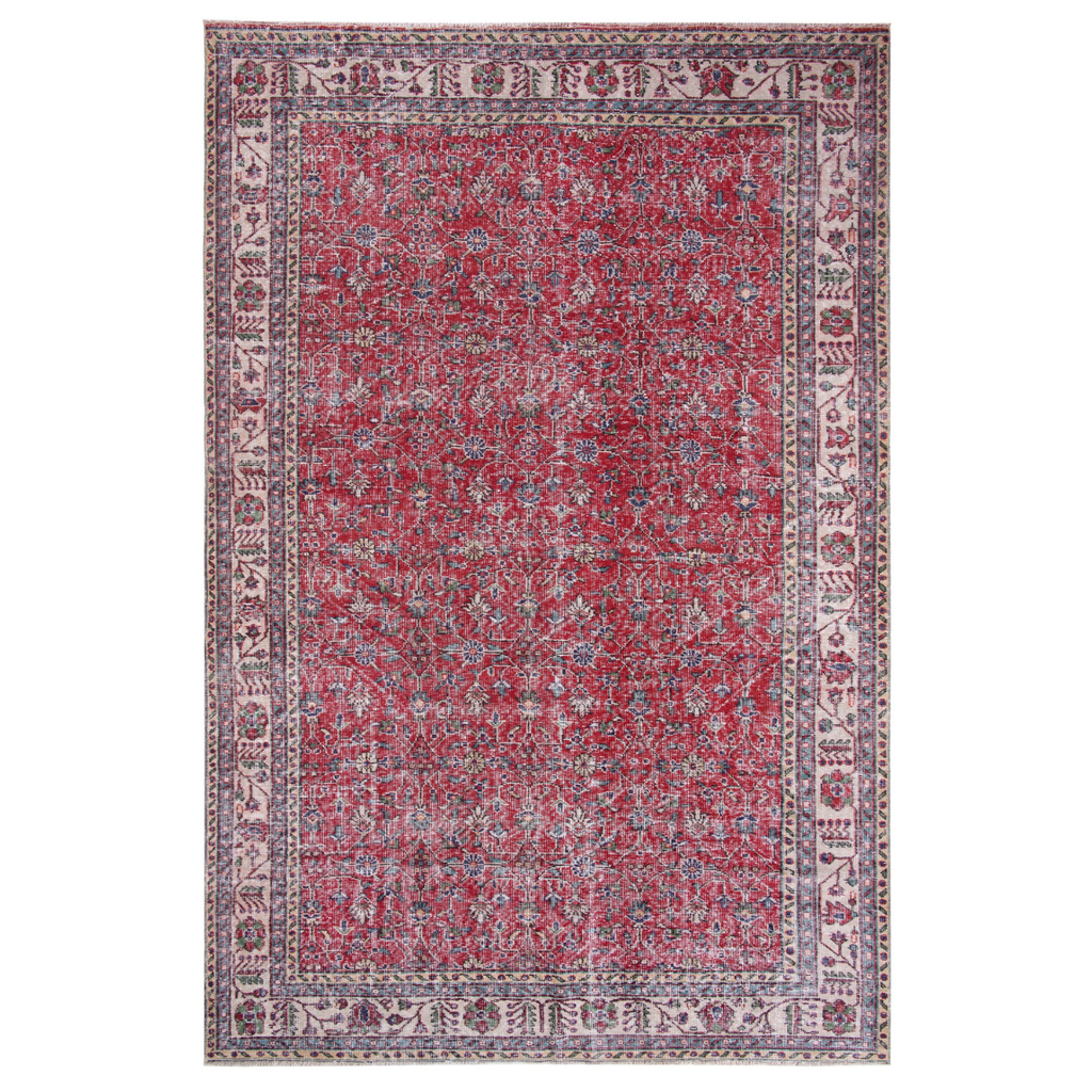 Tapete Decorativo Bazhars Antique Turco Rojo 209x306 cm