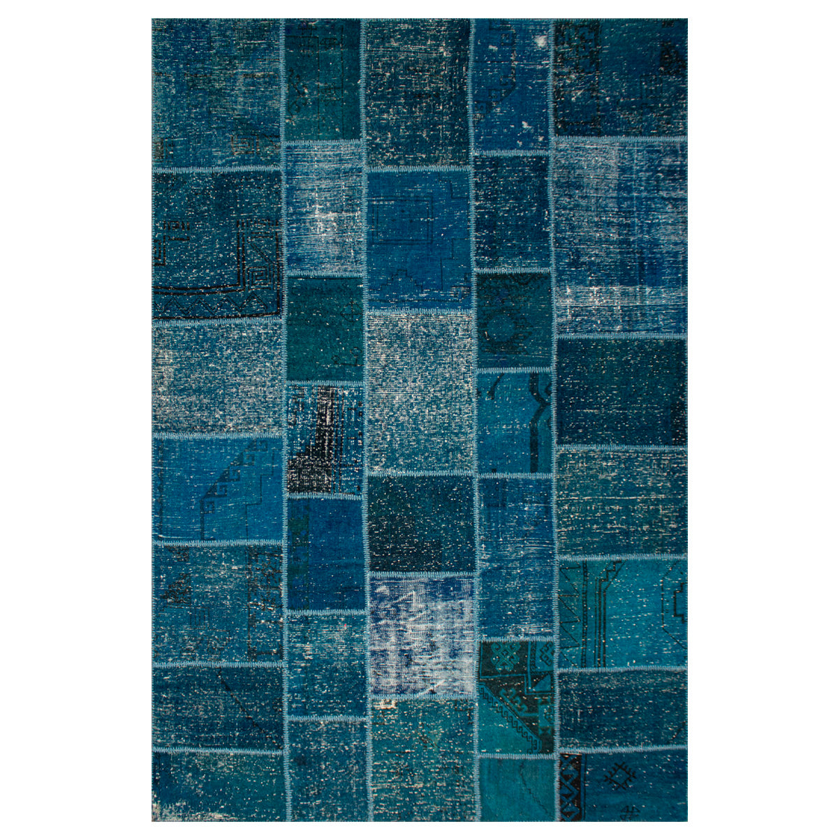 Tapete Decorativo Bazhars Patch Turco Azul 200x302 cm