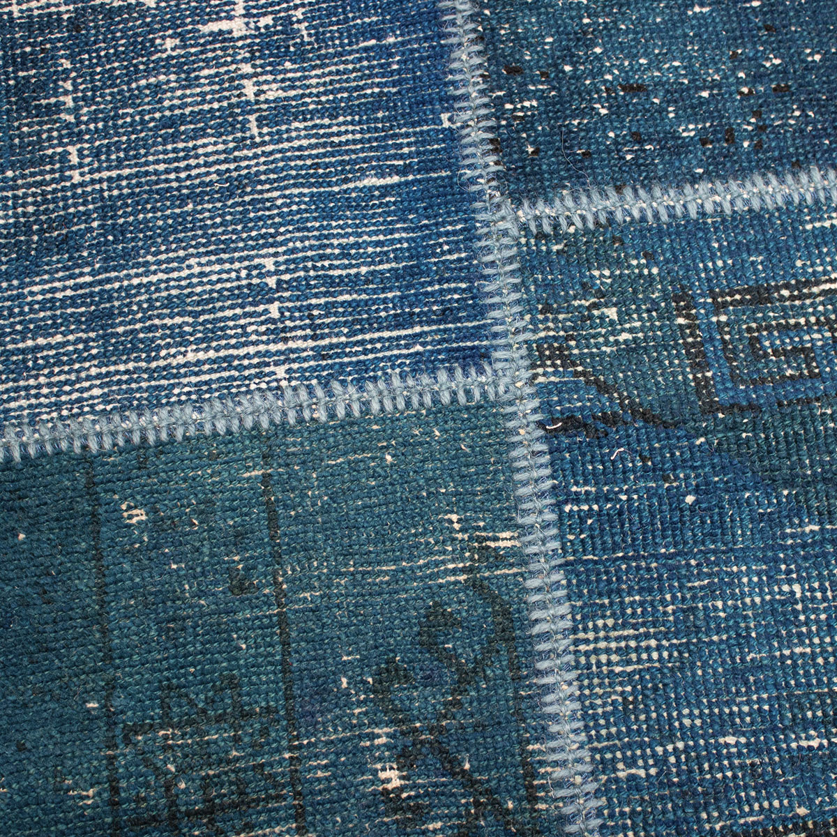 Tapete Decorativo Bazhars Patch Turco Azul 200x302 cm