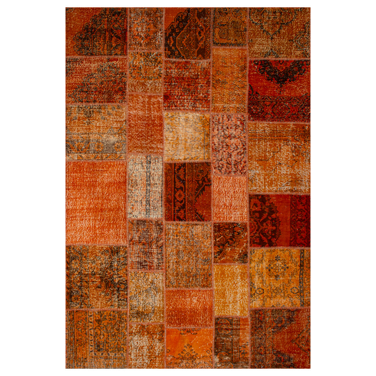 Tapete Decorativo Bazhars Patch Turco Naranja 204x302 cm