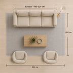 Tapete Decorativo Bazhars Patch Turco P. Modelo 4 200x300 cm