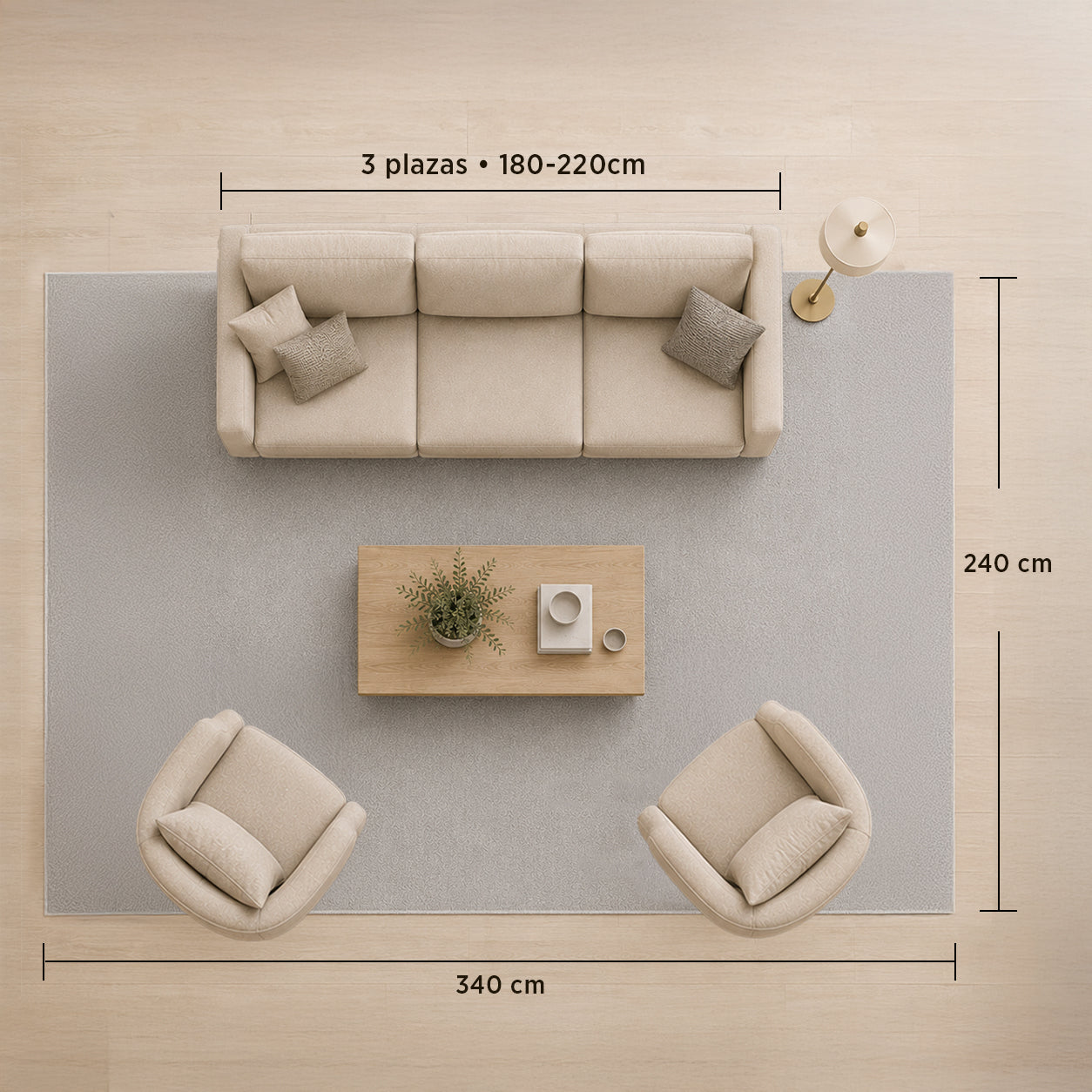 Tapete Decorativo Bazhars Patch Turco P.  250x340 cm