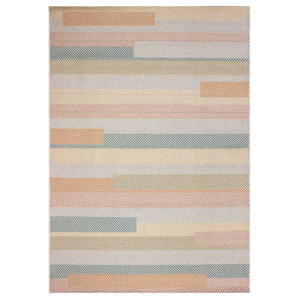 Tapete Rainbow multicolor 160x230 cm con diseño vibrante y alegre que llena de energía y dinamismo cualquier espacio interior