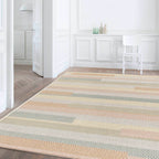 Tapete Rainbow multicolor 160x230 cm con diseño vibrante y alegre que llena de energía y dinamismo cualquier espacio interior