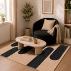 Tapete Decorativo Ray 24511 Negro
