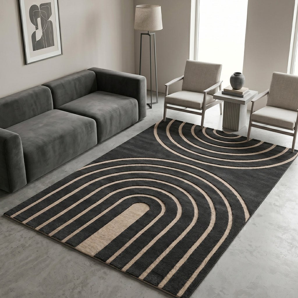 Tapete Decorativo Ray 24535 Negro