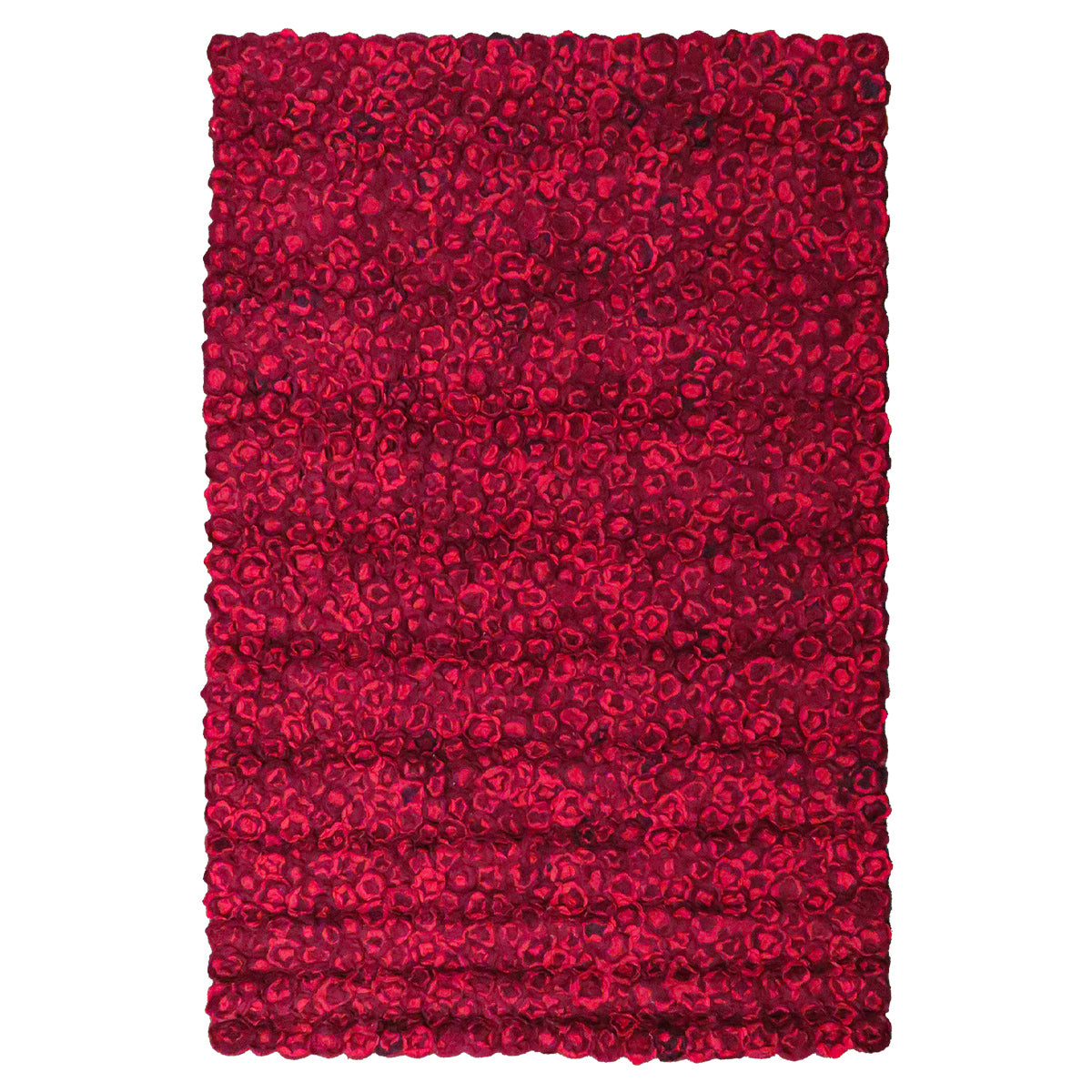 Tapete Bazhars Roses red 200x300 cm con textura suave y diseño contemporáneo ideal para sala o recámara en espacios modernos