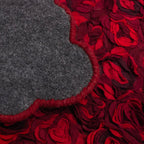 Tapete Bazhars Roses red 200x300 cm con textura suave y diseño contemporáneo ideal para sala o recámara en espacios modernos