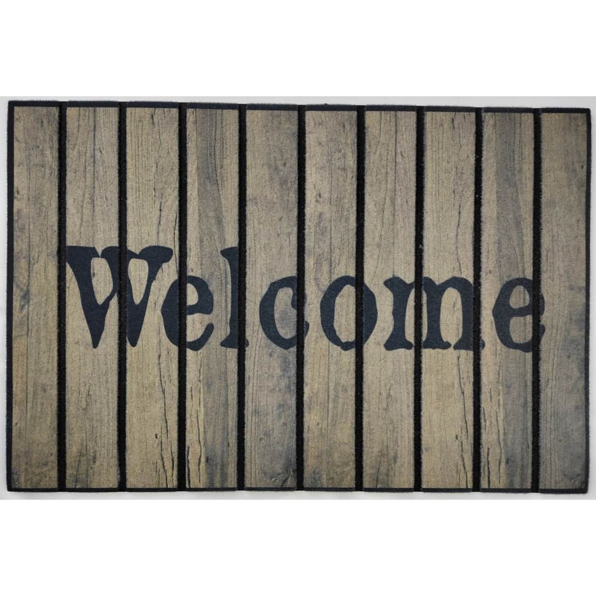 Super mat welcome wood 40x60 cm (1)