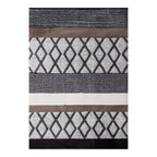 Tapete decorativo Shaggy Supreme Tribal beige, alfombra suave tipo shaggy con diseño tribal ideal para sala o recámara