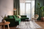 Tapete Sage branch con textura suave y diseño contemporáneo ideal para sala o recámara en espacios modernos