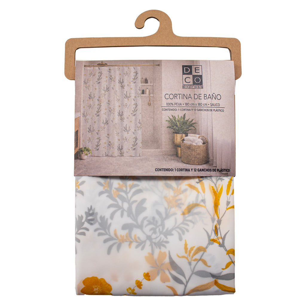 Cortina Para Baño Super Peva Sauco 180x180 cm