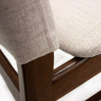 Set de 2 sillas de comedor Almería beige con diseño moderno y acabado elegante ideal para comedor en espacios contemporáneos