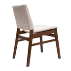 Set de 2 sillas de comedor Almería beige con diseño moderno y acabado elegante ideal para comedor en espacios contemporáneos