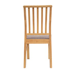 Set de 2 sillas de comedor Oviedo asiento gris con diseño moderno y acabado elegante ideal para comedor en espacios contemporáneos