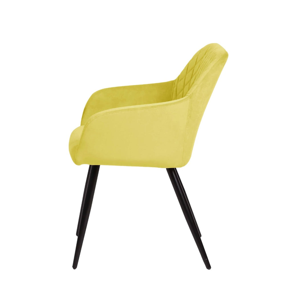 Set 2 sillas de comedor positano amarillo (5)
