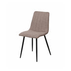 Set 2 sillas de comedor Vernazza beige para comedor, diseño moderno con acabado elegante y estilo contemporáneo