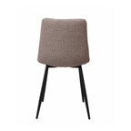 Set 2 sillas de comedor Vernazza beige para comedor, diseño moderno con acabado elegante y estilo contemporáneo