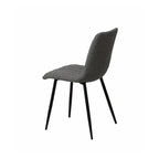 Set de 2 sillas de comedor Vernazza gris con diseño contemporáneo y acabado sofisticado ideal para comedor en ambientes modernos