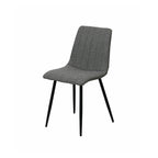 Set de 2 sillas de comedor Vernazza gris con diseño contemporáneo y acabado sofisticado ideal para comedor en ambientes modernos