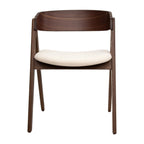 Set de 2 sillas de comedor Victoria asiento beige con diseño moderno y acabado elegante ideal para comedor en espacios contemporáneos